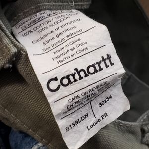 Carhartt Pants: Loose Fit Canvas Carpenter Jeans B159 LDN waist 30 x inseam 34
